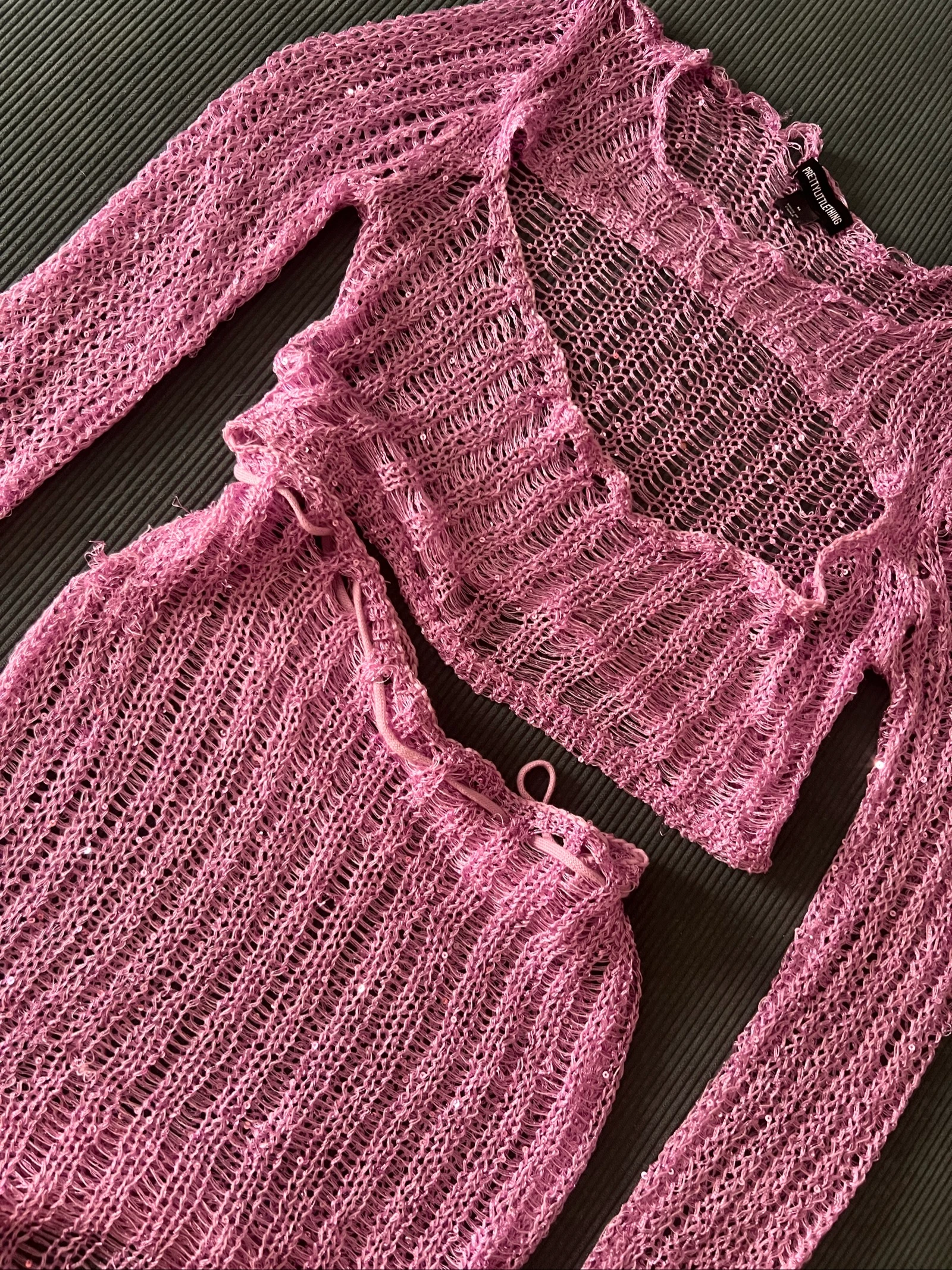 Vestido de lantejoulas de crochê – photo 12